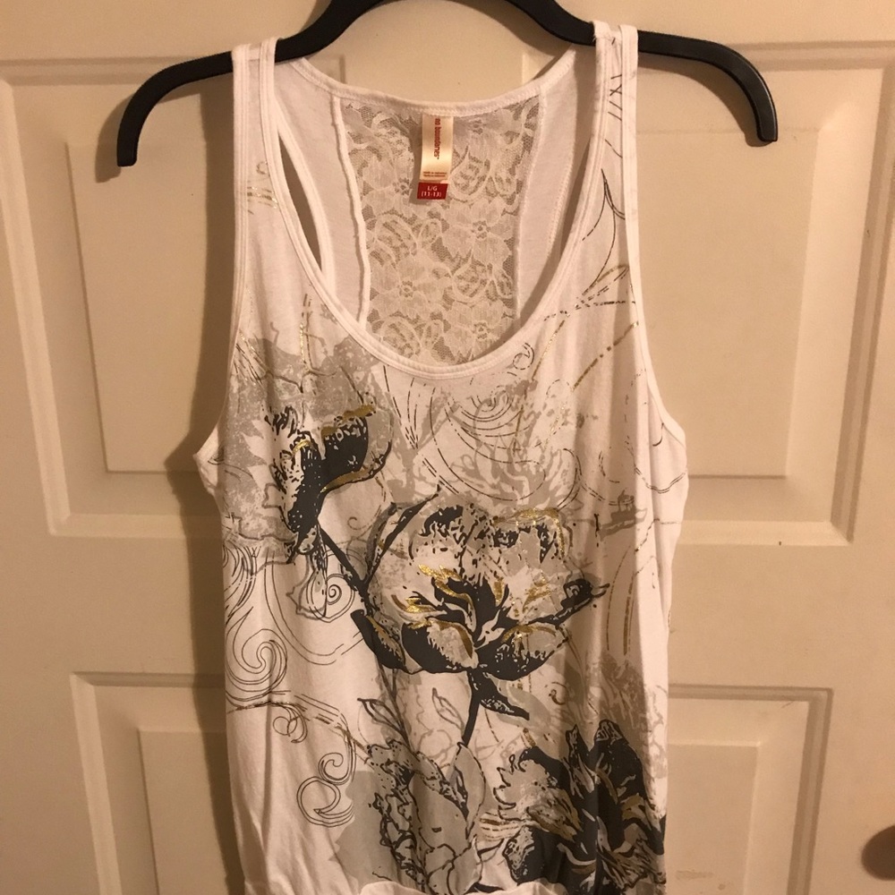 Beautiful Lace Enhanced Tank Top